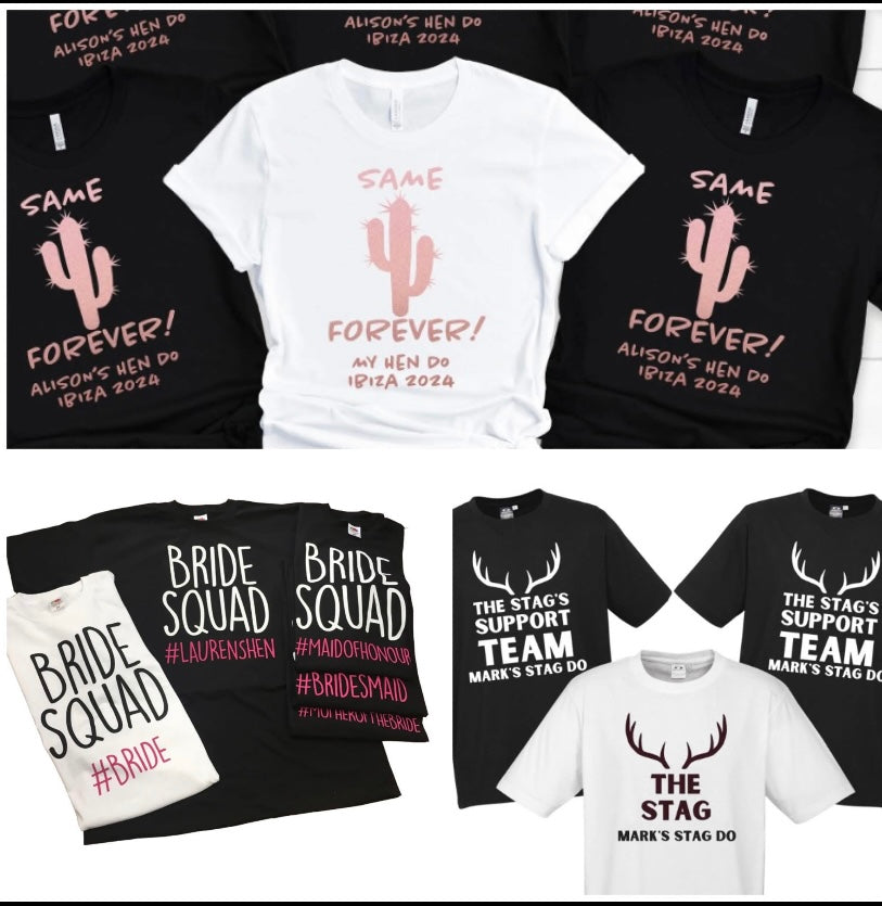 Stag / Hen Tees!
