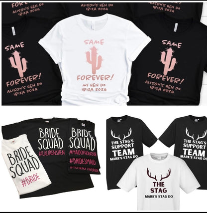 Stag / Hen Tees!